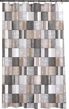 DuraHome Záves kúpeľňový 180 × 200 cm PES, vzorovaný_CY-214005