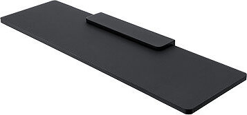 Nimco Maya čierna Polica 50 cm do kúpeľne a sprchy – plexisklo kov MAC-X350-C-90