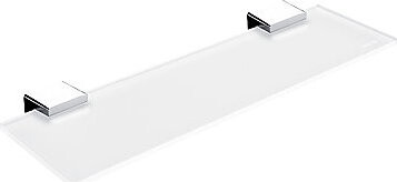 Nimco Polica do kúpeľne a sprchy 40 cm – sklo kov Kibo Ki-14091B-40-26