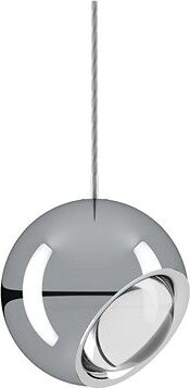 LED Závesné svietidlo Lodes Spidert 1× 10 W, 12 cm, chrómové, stmievateľné