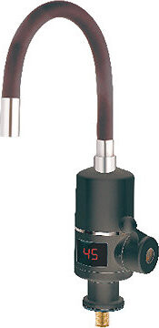 MIXXUS Baterie s elektrickým ohřevem vody a flexi výtokem ELW06-EF-2BLACK, černá