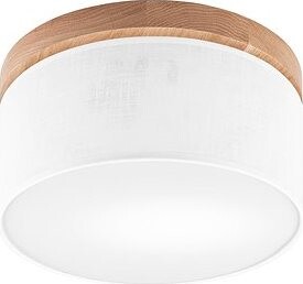 Brilagi – BELLADONNA 1× E27 priemer 30 cm biela/dub