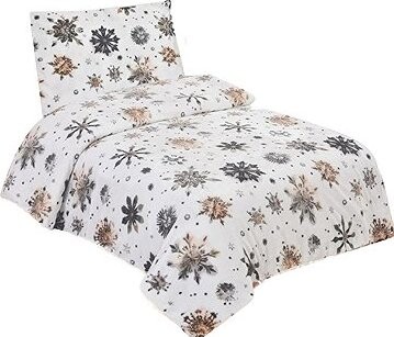 Jahu Obliečky mikroflanel Nord flake 140 × 200, 70 × 90 cm