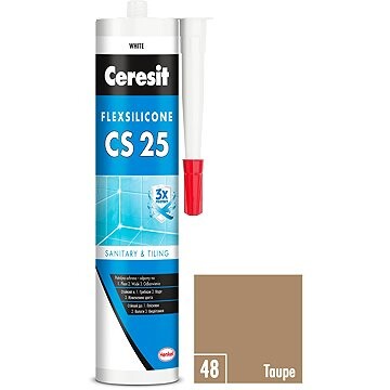 Ceresit Sanitárny silikón CS 25 Taupe, 280 ml