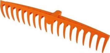 JAD TOOLS Hrable plastové, 18 zubov, bez násady