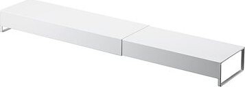 Yamazaki Polica kuchynská roztiahnuteľná Tower 5248 kov š. 46 – 82 cm biela