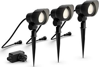 Philips 3 ks LED Vonkajšieho nízkonapäťového zapichovacieho svietidla