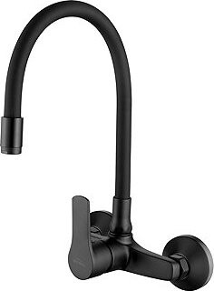 INVENA Nástenná batéria VERSO čierna flexibilná, čierna (BC-82-E44-L)