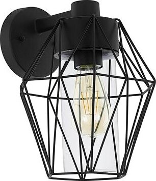 Eglo – Vonkajšie nástenné svietidlo 1× E27/60 W/230 V IP44