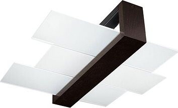 Brilagi – LED Stropné svietidlo HERA 2× E27/7,5 W/230 V wenge