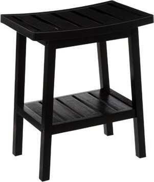 TEXTILOMANIE Green Harmony Bambusová stolička čierna