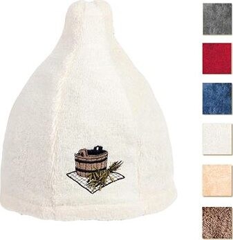UAB Namu Tekstile Čiapka do sauny, sivá, 100 % bavlna