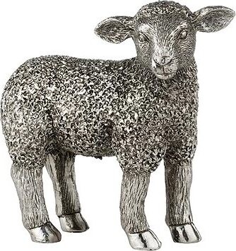 LENE BJERRE Semina Ovečka stojacia strieborná, 10 × 11 cm