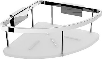 Nimco Polica do kúpeľne a sprchy rohová – bez vŕtania Kibo Ki-14008-B-26