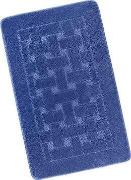 Bellatex Bany Uni 60 × 100 cm 810/009 obdĺžniky modrá