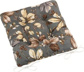BELLATEX Sedák EMA 41/564 prešívaný 40 × 40 cm Jesenné lístie