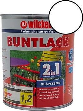Wilckens Vodou riediteľná univerzálna akrylátová lesklá farba 2 v 1 biela, WI.10491000050