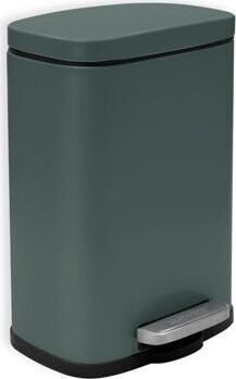 Spirella pedálový odpadkový kôš Akira, matný tmavozelený, oceľ, 5 l