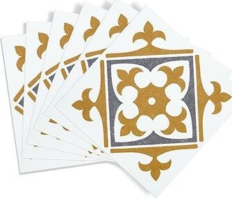 D-c-fix Samolepiace PVC kachličky Nadia zlaté 6 ks