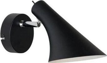 NORDLUX Nástenná čítacia lampička Vanila, 145 × 170 × 285 mm, čierna