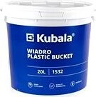 Vedro plastové s vekom a stupnicou, 20 l, KUBALA