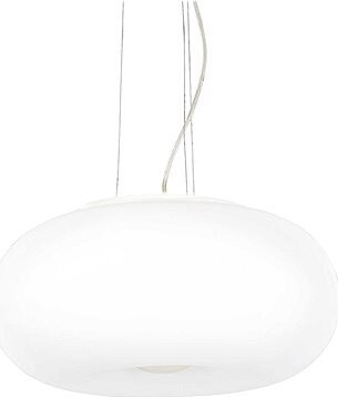 Ideal Lux Ulisse SP3 závesné svietidlo 3× E27 60 W bez zdroja 52 cm biele