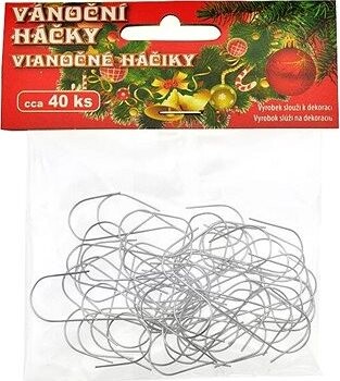 HIGHLIFE Vianočné háčiky na ozdoby 40 ks