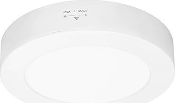 Solight LED mini panel kúpeľňový 2 v 1 WD240-W, podhľadové/prisadené, 17 cm, biele