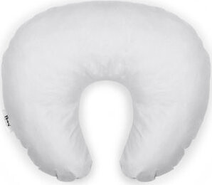 Flumi Dojčiaci vankúš v tvare rožku, svetlosivý