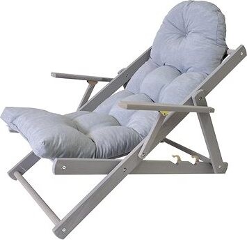 ROJAPLAST Záhradné kreslo BORNEO, sivé