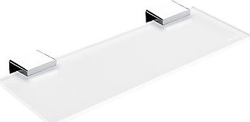 Nimco Polica do kúpeľne a sprchy 30 cm – sklo kov Kibo Ki-14091B-30-26