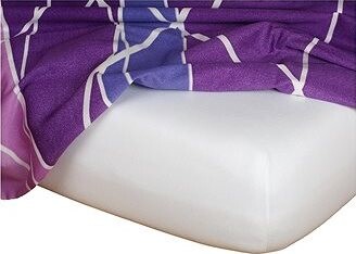 Dadka Džersej prestieradlo biele 180 × 200 × 20 cm