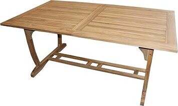 DOPPLER Stôl záhradný, rozkladací TECTONA 180/240 × 100 cm