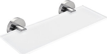 Nimco Polica do kúpeľne a sprchy 30 cm – sklo kov Unix UNM-13091B-30-10
