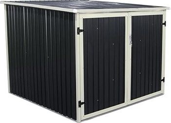 IWHome Domček záhradný NOTOS, antracit 4,02 m2 157 × 203 × 189 cm