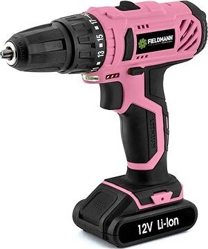 FIELDMANN Vŕtačka AKU 12 V ružová FDV 10202-A (1× 1,3 Ah)