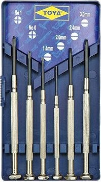 VOREL Skrutkovače hodinárske v sade TO-64310