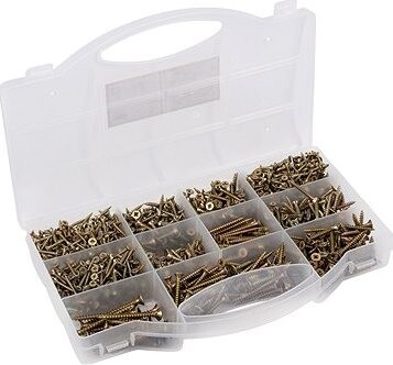 CONNEX Súprava univerzálnych skrutiek PZ, 900 kusov