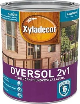AKZO NOBEL Xyladecor Oversol 2v1 5 l Biely krycí