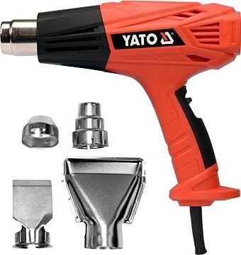 YATO Pištoľ opaľovacia 2000 W s príslušenstvom, 450 – 600 °C YT-82294