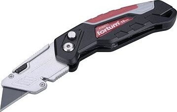 FORTUM nôž zatvárací s výmennou čepeľou a zásobníkom, 19 mm, 4780031