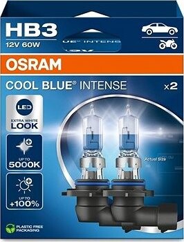 OSRAM HB3 Cool Blue Intense, 12 V, 60 W, P20d, Duobox