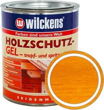 Wilckens Nemecká gélová lazúra s olejom na ochranu dreva, Holzschutz gél, WI.17089200050