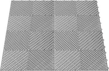 Escape6 WPC podlaha SORG, 0,8 × 0,8 m, 4 ks, sivá