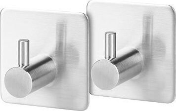 Teesa TSA0403 Samolepiaci háčik nerezový, 2 ks