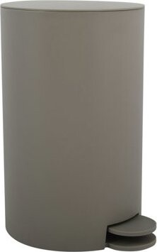 MSV pedálový odpadkový kôš Osaki, matný sivohnedý, plast, 3 l