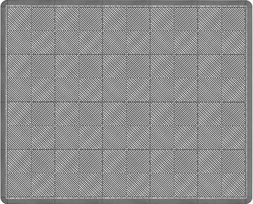 Escape6 WPC podlaha SORG, 2,12 × 1,72 m, sivá