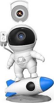 Bolong Projektor galaxie v tvare kozmonauta, 13 kaziet, projekcia vesmírnych telies