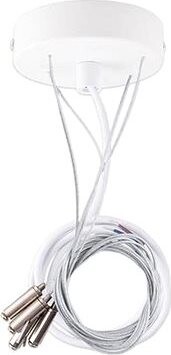 McLED Závesná súprava na svietidlá Casablanca 36, 1,2 m, biela rozeta