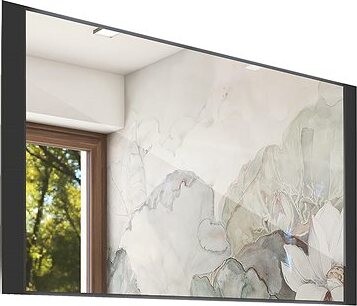 Nimco LED zrkadlo 120 × 65 cm čierne ZPC 41006-90